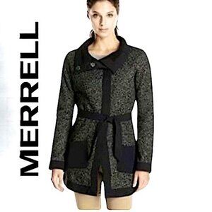 Merrell Black and Gray Teddy Jacket